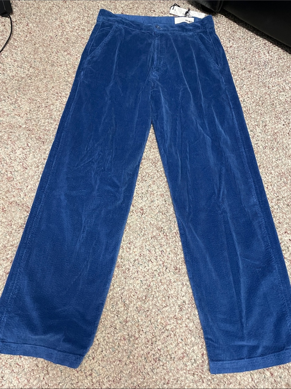 Reiko Blue Corduroy Wide-Leg new woMen’s Pants